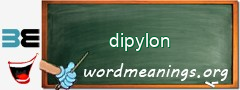 WordMeaning blackboard for dipylon
